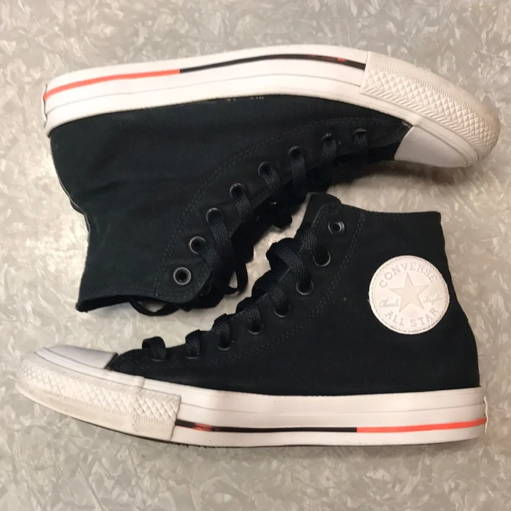 Converse Black High-Top Sneakers - Picture 2 of 9